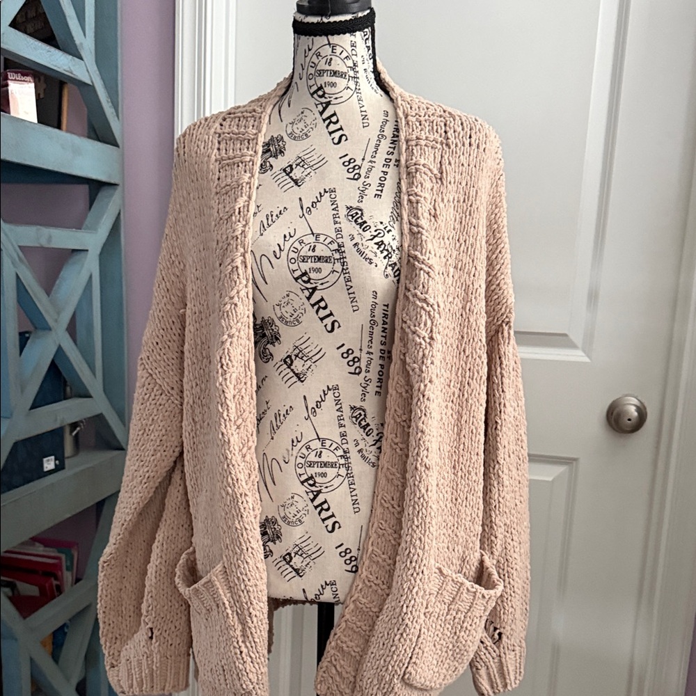 Miracle Soft Beige Knit Cardigan